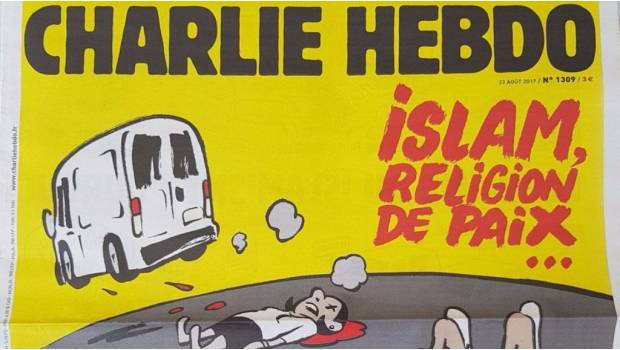 "Islam, religión de paz..¡eterna!", indica la portada de Charlie Hebdo