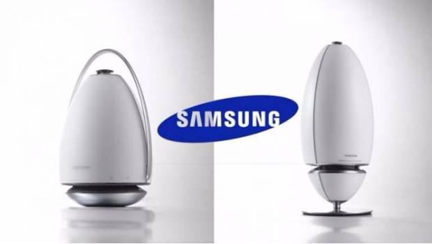 Ejemplos de altavoces Samsung.