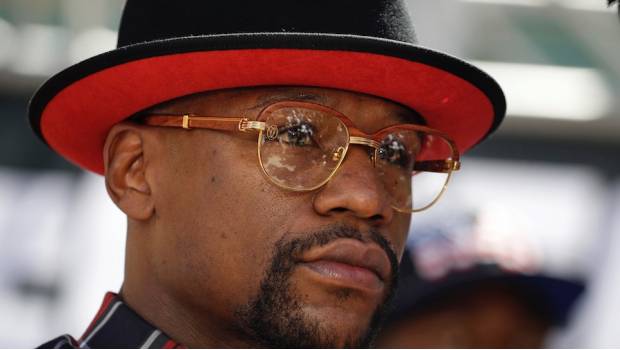 Mayweather ya se encuentra en Las Vegas 