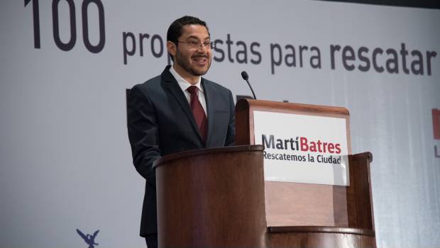 Martí Batres. Aspirante a candidatura de Morena.