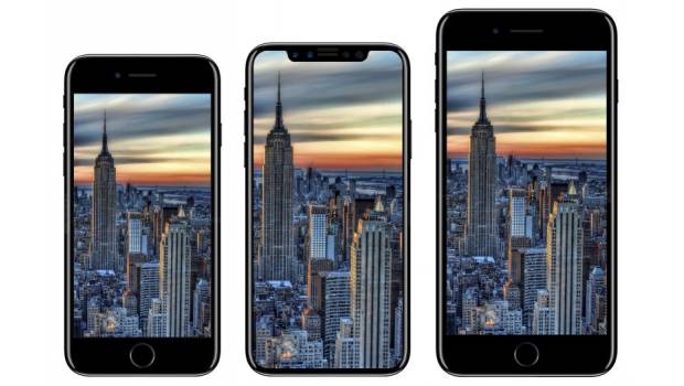 Conceptos de los iPhones de octava generación: 7S, 8 y 7S Plus.