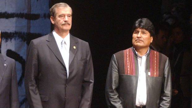 Vicente Fox y Evo Morales. Advertencias.