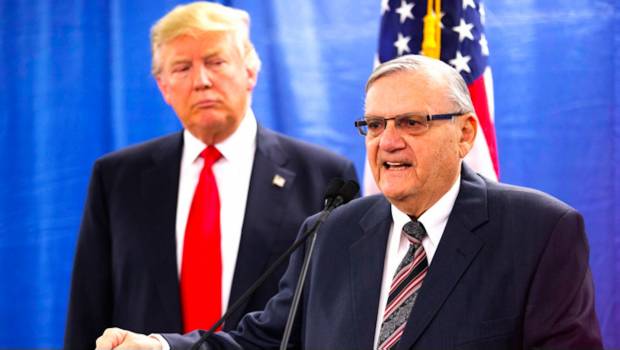 Donald Trump y Joe Arpaio. Agradecimiento.