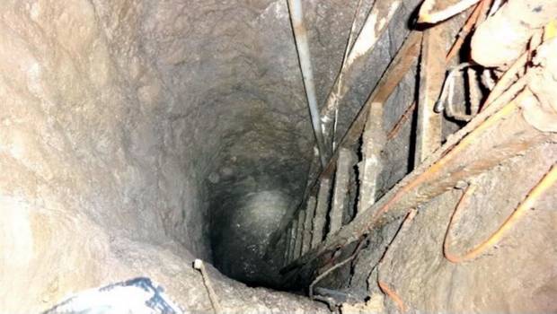 Túnel por donde se fugó El Chapo del Altiplano.