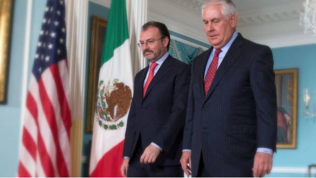 Luis Videgaray y Rex Tillerson