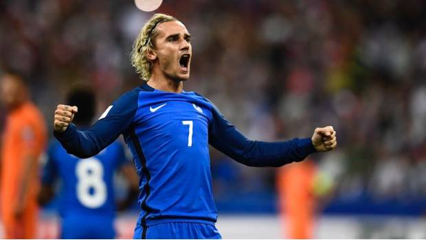 Antoine Griezmann marcó el primer gol del partido 