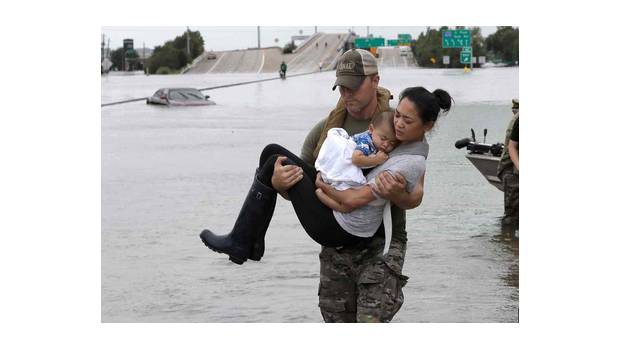 Harvey azotó con  fuerza las costas de Texas