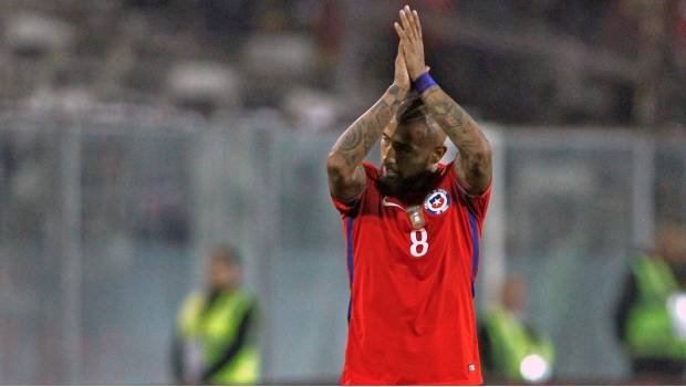 Arturo Vidal en Copa Confederaciones.