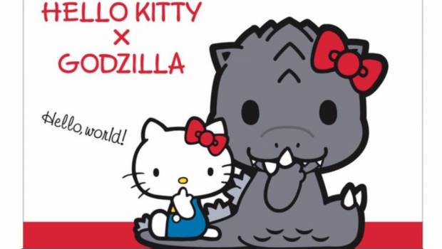 Hello Kitty y Godzilla