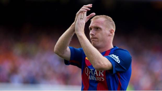 Jérémy Mathieu en su etapa culé.