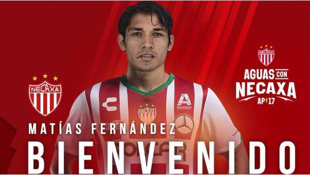 Necaxa da la bienvenida a Matías Fernández