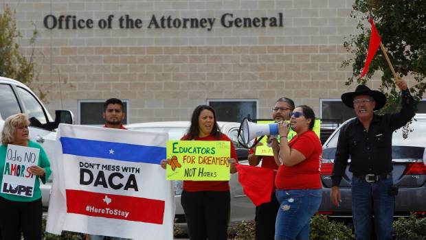 Protesta por fin de DACA