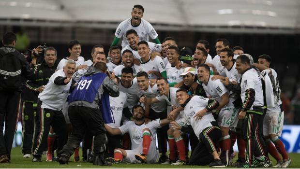 México celebra pase al Mundial 2018.