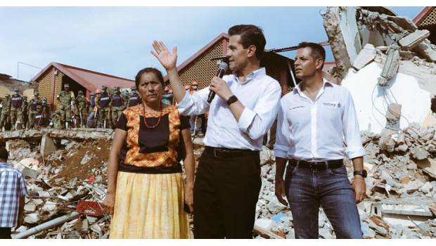 En Juchitán Oaxaca  los pobladores se quejan amargamente de quienes solamente fueron a posar frente a las cámaras 