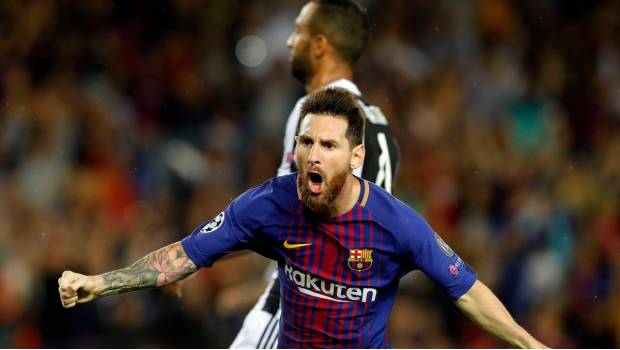 Messi tuvo una gran actuación ante la Juve 