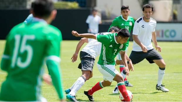 El Tri Sub 17 tuvo un partido de preparación 