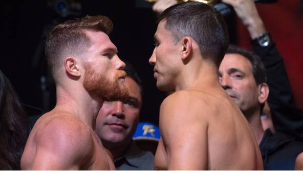 Canelo y glolovkin pesaron 160 libras exactas 