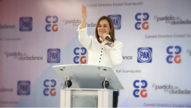 Margarita Zavala, aspirante panista a la candidatura por la Presidencia de la República