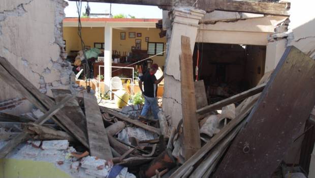 Daños en vivienda por sismo. Recuento de daños.