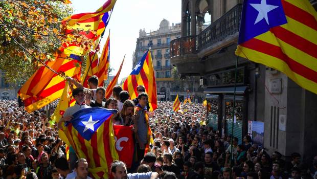 Manifestación en Cataluña