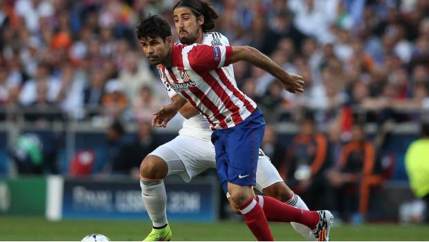 Costa en su época con el Atlético.