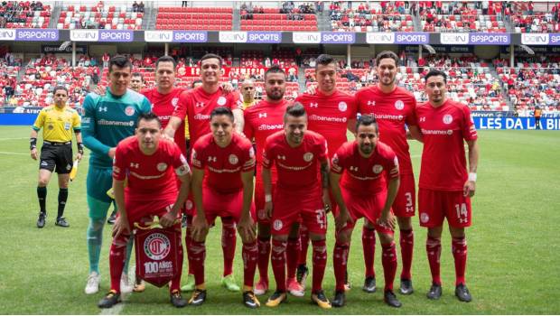 El Toluca previo a un encuentro.