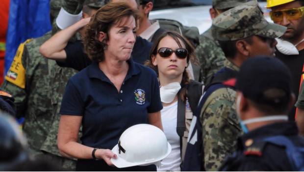 La embajadora estadounidense Roberta Jacobson.