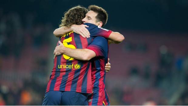 Messi alcanzó a Puyol en partidos disputados 