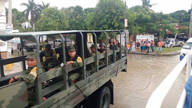 En el municipio de Altamira se registraron aproximadamente 245 milímetros de lluvias, mientras que en Tampico fueron 120 y en Ciudad Madero 66.