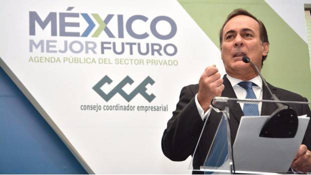 Juan Pablo Castañón, presidente del Consejo Coordinador Empresarial