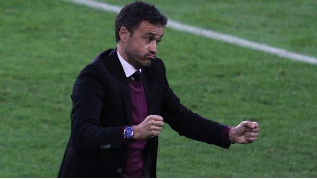 Luis Enrique en su época blaugrana.