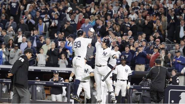 Yankees celebra el pase.