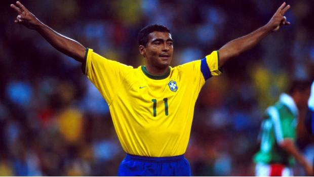 Romario, goleador de altos vuelos.