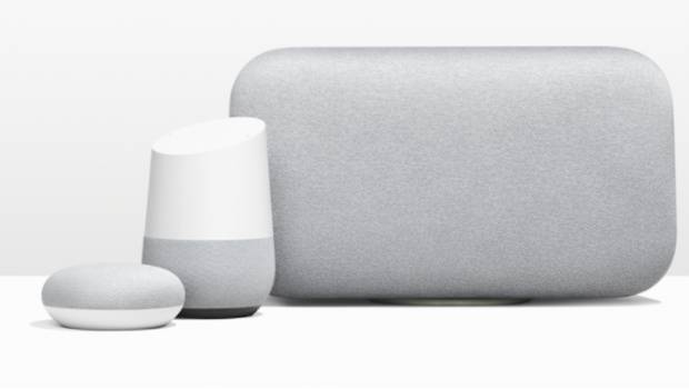 La familia Google Home.