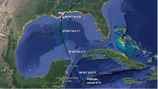 Tormenta tropical 'Nate' se fortalece en su paso hacia Quintana Roo. Noticias en tiempo real