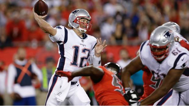 Brady no tuvo un buen partido ante Tampa Bay 