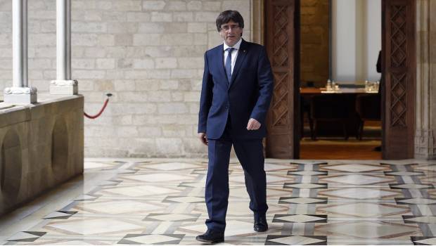 Carles Puigdemont, presidente de Cataluña