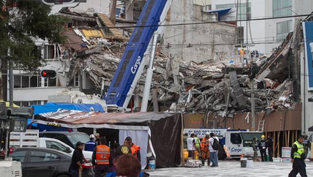 Derrumbe de edificio Álvaro Obregón. Delegación con mayor número de muertos.