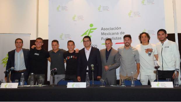 Histórico: Líderes del Tri presentan la Asociación Mexicana de Futbolistas. Noticias en tiempo real