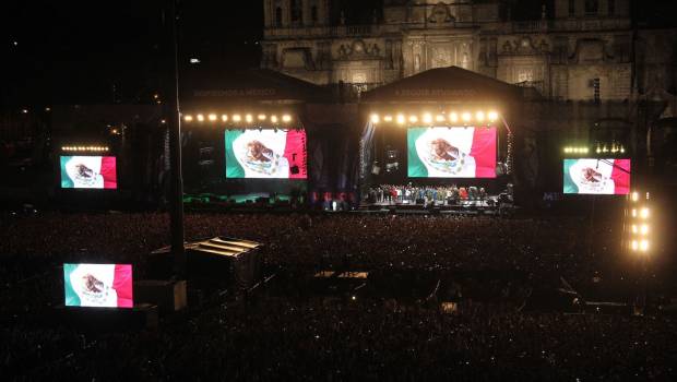 Concierto "Estamos Unidos Mexicanos". Saldo blanco.