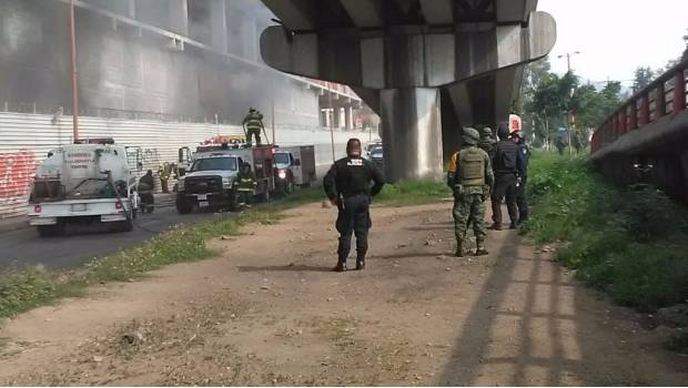 Incendio en obra de construcción de Tenayuca