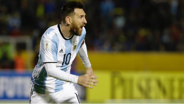 Messi es la figura ante Ecuador