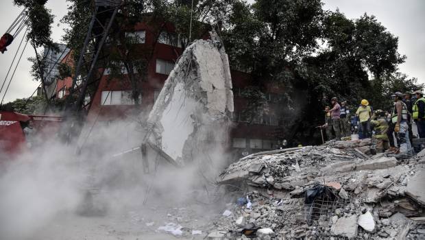 Edificio colapsado. 38 en total.