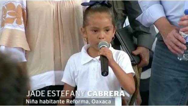 El terremoto "fue muy horrible", ya queremos regresar a clases: niña a Osorio Chong. Noticias en tiempo real
