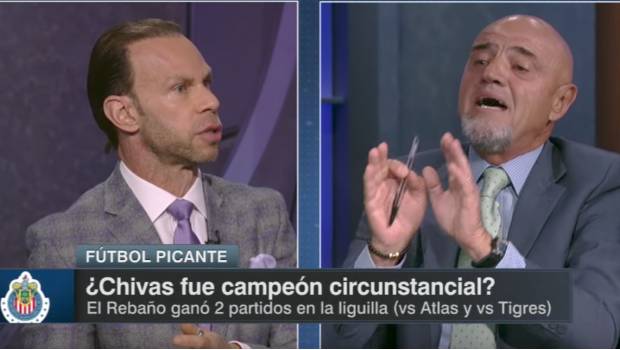 Zague y ‘Chelis’ discutieron sobre el momento de López.