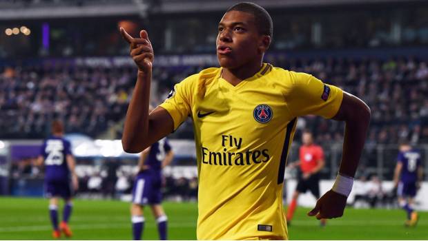 Mbappé ha anotado 8 goles en Champions League 