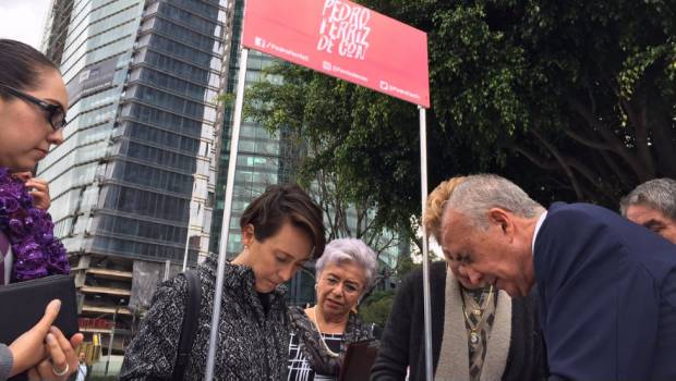 Pedro Ferriz de Con en recolección de firmas. Asalto.