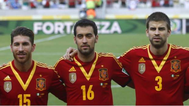 Ramos, Busquets y Pique