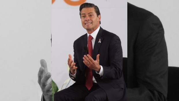 Enrique Peña Nieto, durante su participación en el tercer foro Impulsando a México La fortaleza de sus instituciones.