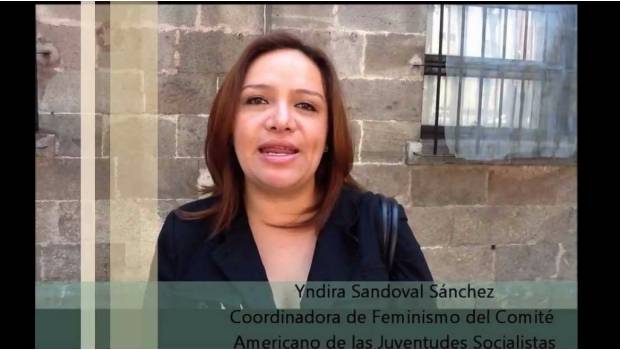 Yndira Sandoval Sánchez, defensora de derechos de las mujeres